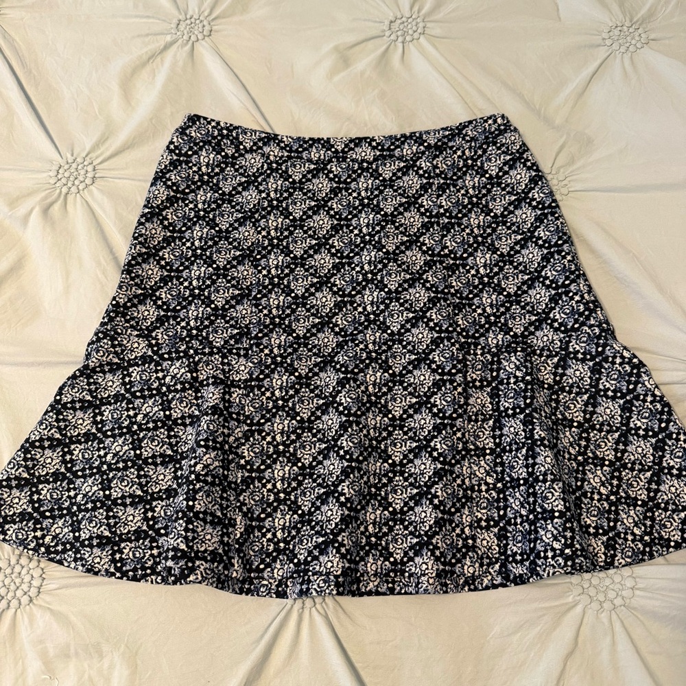 Michael Kors Women’s Blue Flare Mini Skirt Size 4